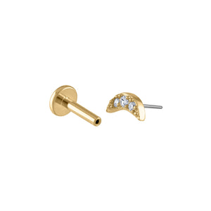 Gaia Push Pin Flat Back Earring