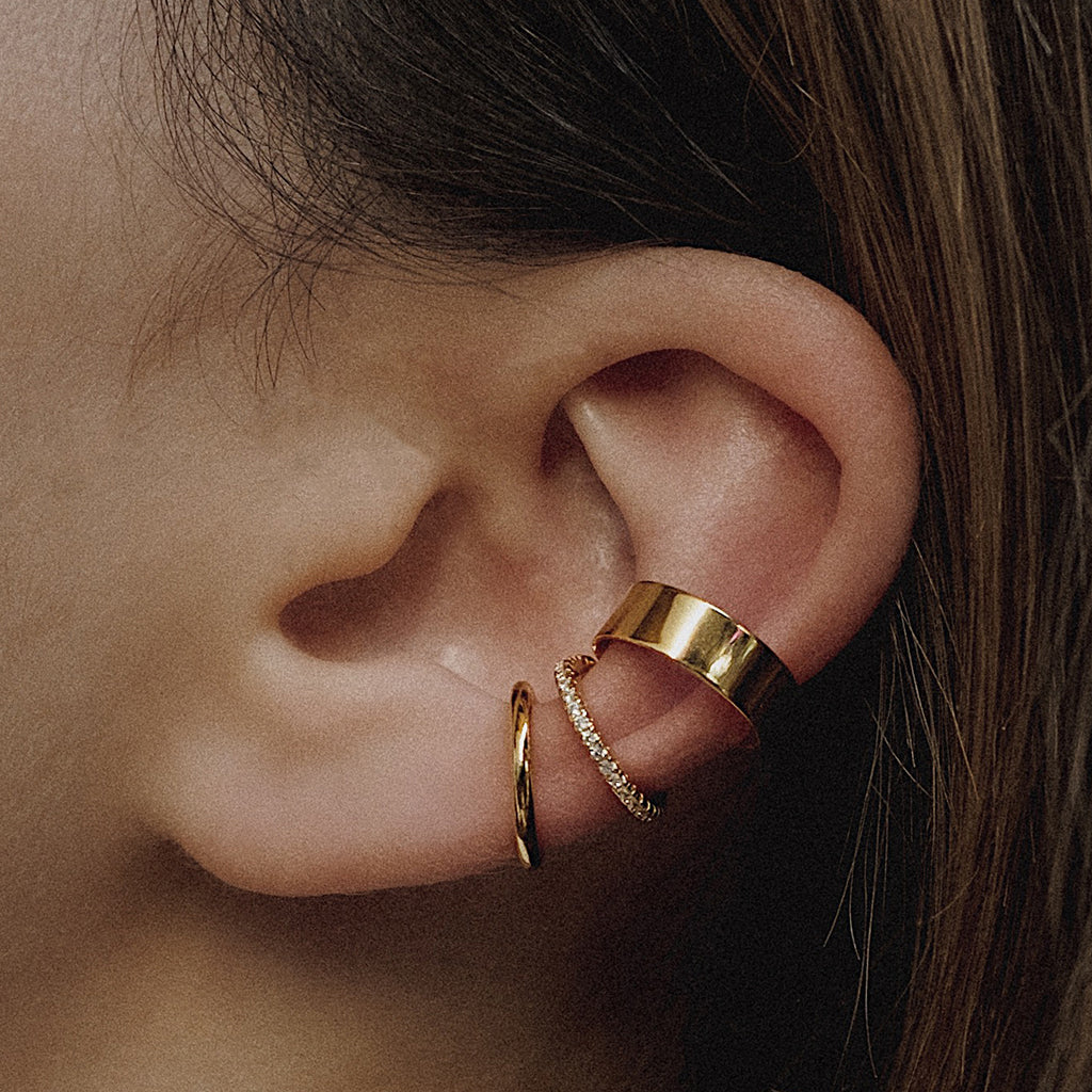 Flat Piercing Jewelry | Flat Back Cartilage Stud Earrings | Impuria Jewelry  – Impuria Ear Piercing Jewelry