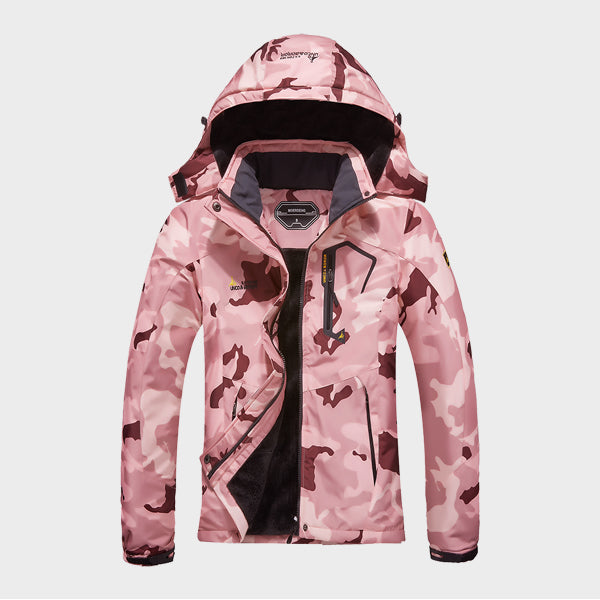 pink camo jacket womens