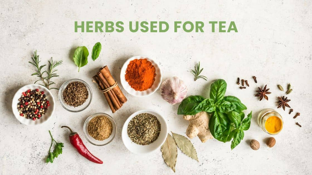 Herbs used for Teas