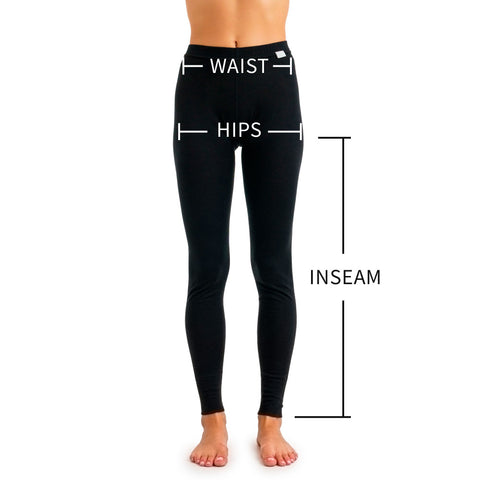 Yoga Pants Size Chart