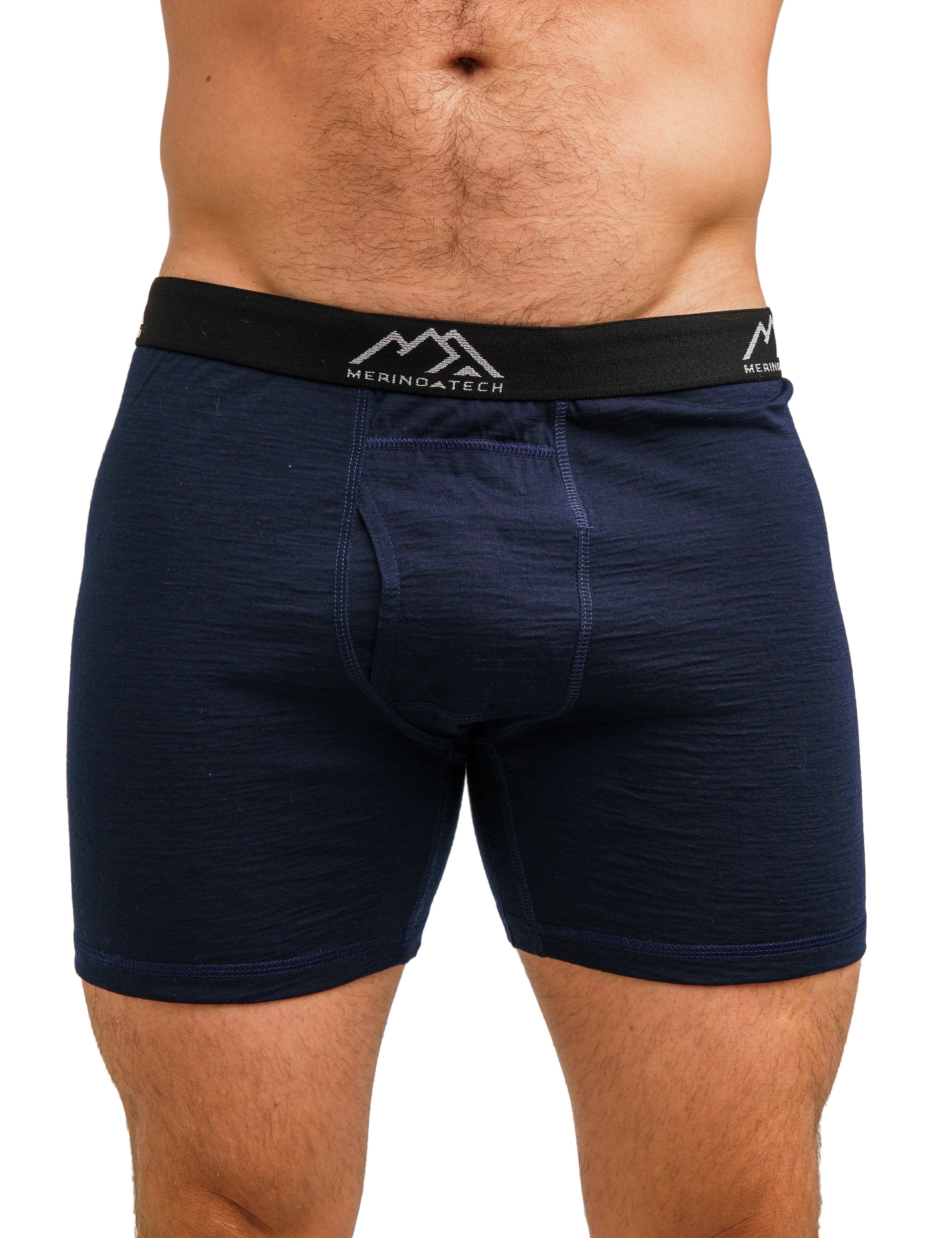 Men's Merino Boxers Aqua Merino – Merino Tech