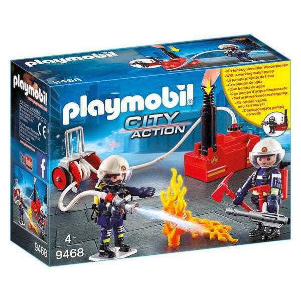 Playset City Action -  Firefighters With Water Pump  9468