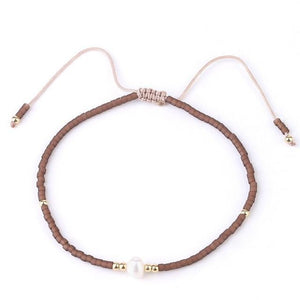 Miyuki Delica Single Pearl Solid Beaded Bracelets