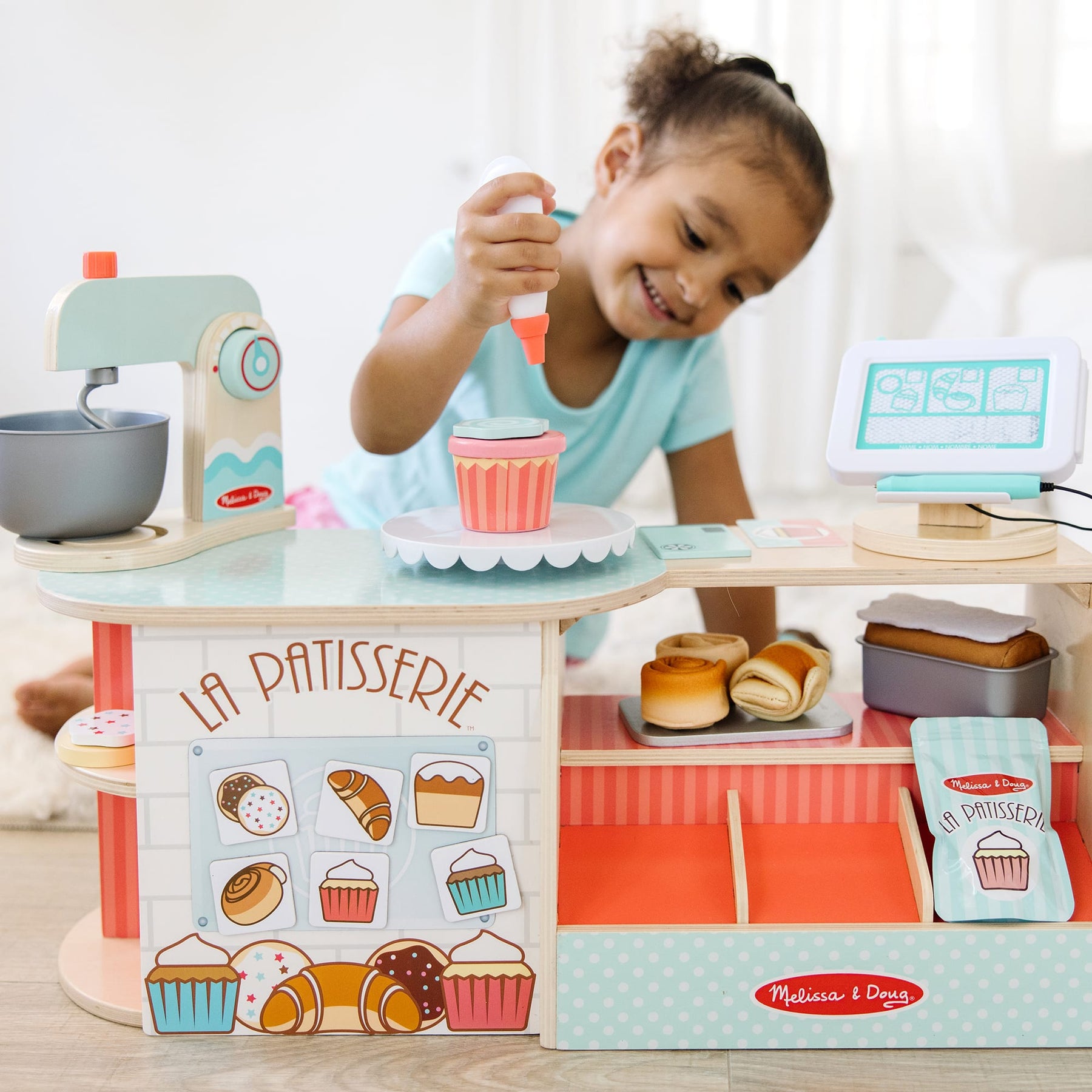 Melissa & Doug Wooden Cafe Barista Coffee Shop