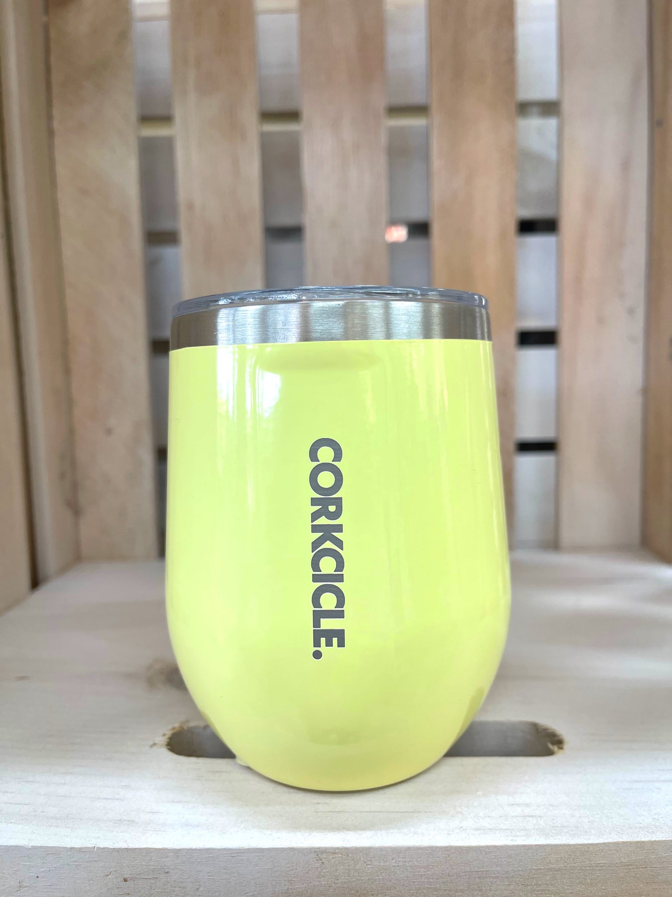 Corkcicle - 24oz Tumbler - Neon Lights Citron - Be Charmed Gifts