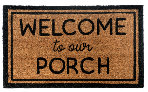 Welcome to our Porch Doormat