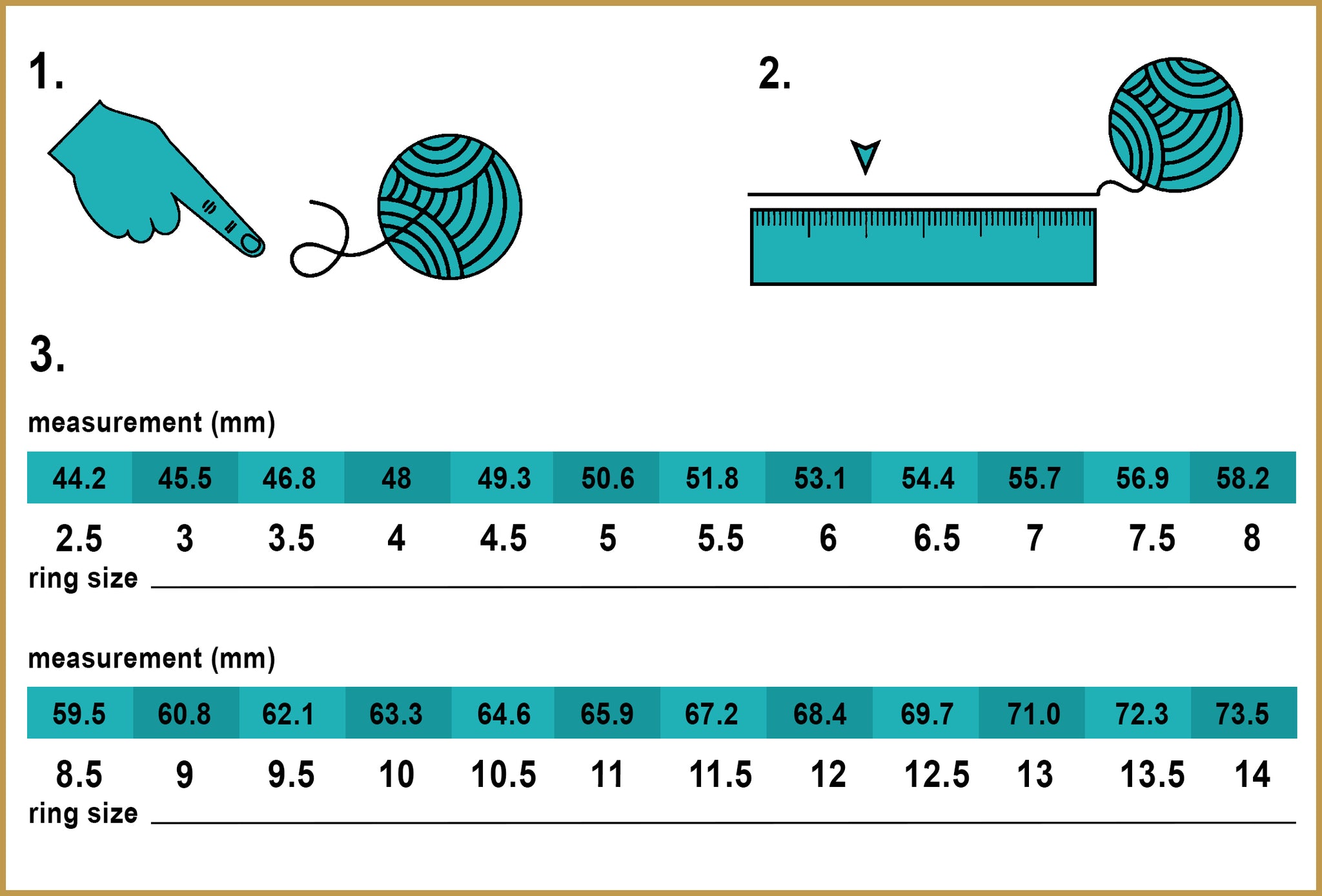 How to measure my finger size, Measure your ring size