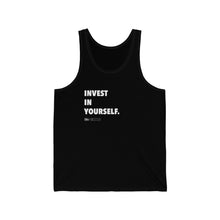 Load image into Gallery viewer, DOU &quot;Invest in Yourself&quot; White Letter Tank