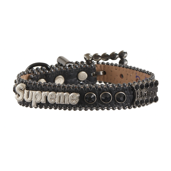 Supreme B.B. Simon Studded Dog Collar Black | Supreme