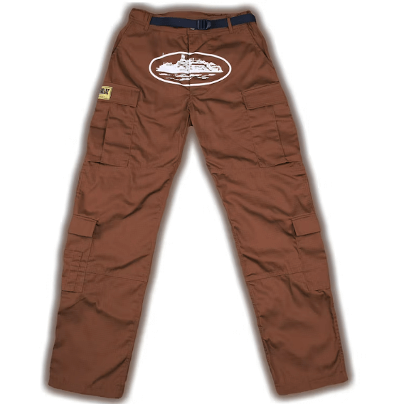 Corteiz Guerillaz* Cargo Pants Brown | Corteiz | KershKicks