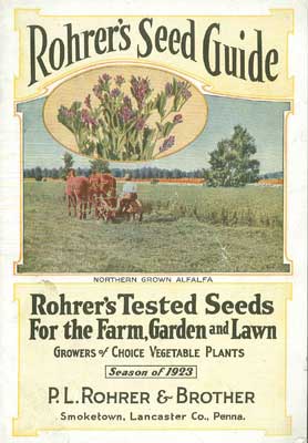 1922 old seed catalog