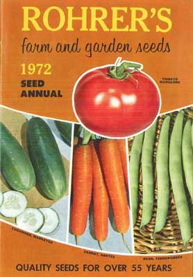 1972 old seed catalog