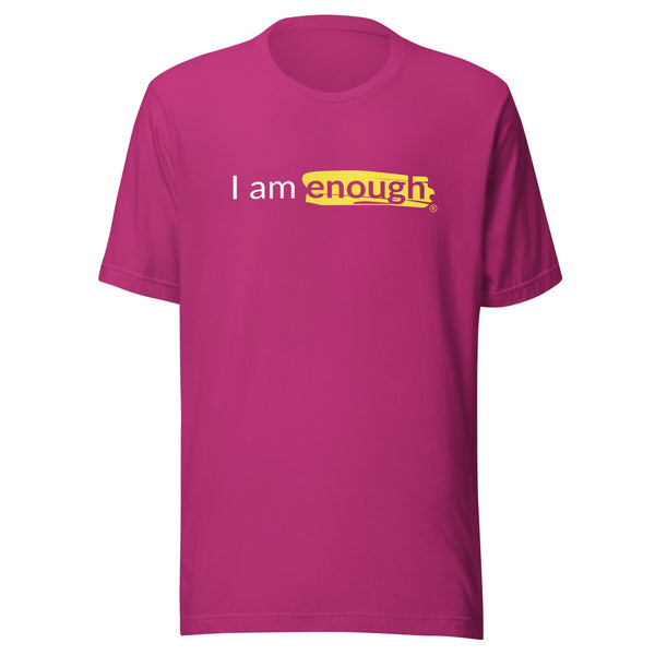 ENOUGH - Motivational T-Shirt for Women – I Am Enough Collection
