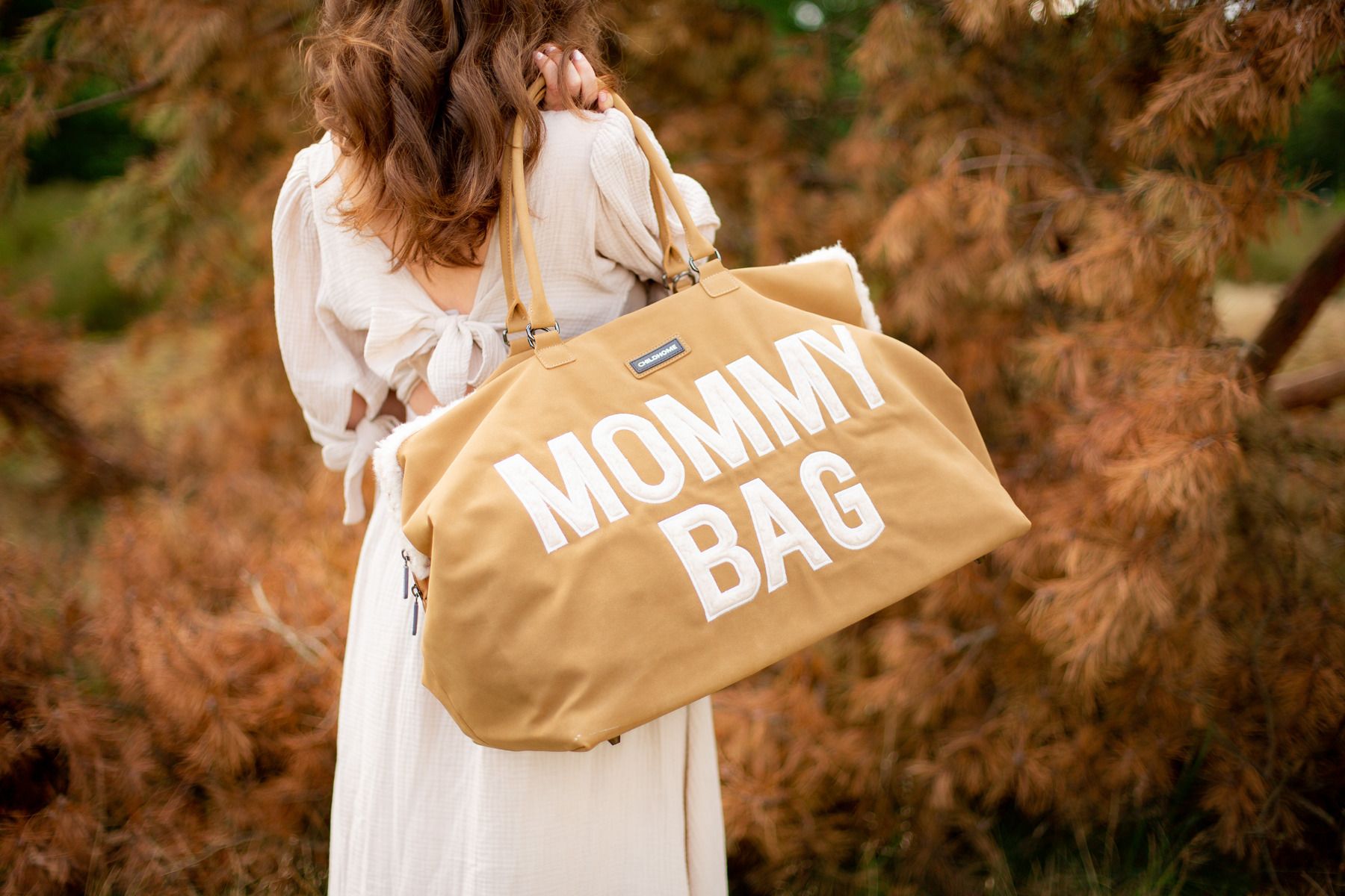 groep Occlusie wat betreft Childhome weekendtas XL Mommy Bag | Suede Look – Uw Geboortelijst