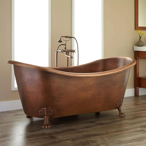 SINDA Luxurious Copper Clawfoot Bathtubs