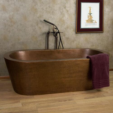 SINDA High-End Copper Freestanding Soaking Tub