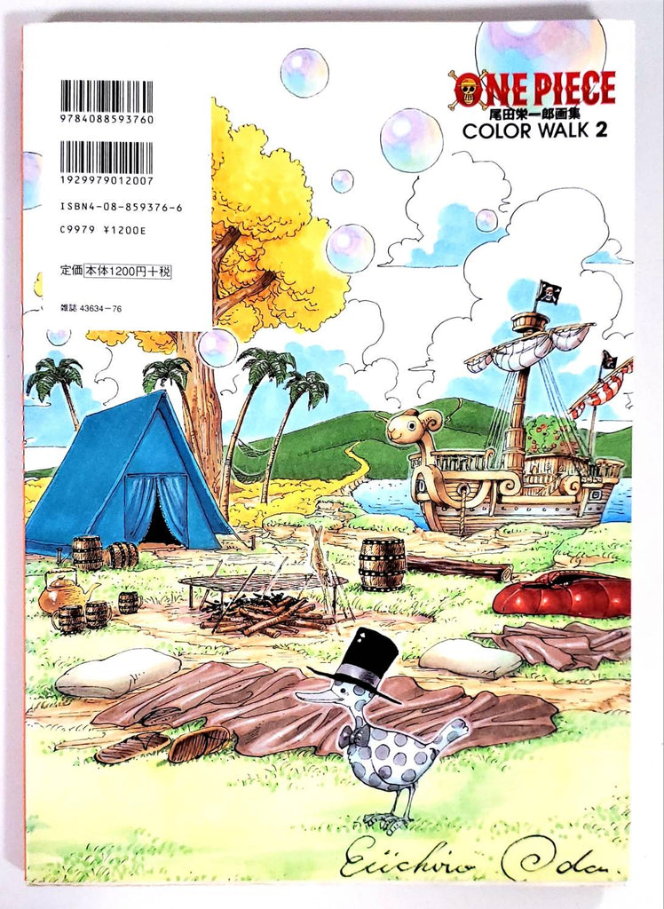 Book One Piece Color Walk 2 Oda Eiichiro Gallery Japan Deal World