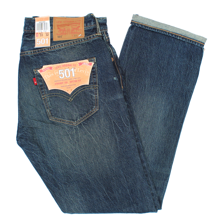 501 Original Fit Selvedge Denim Jeans 