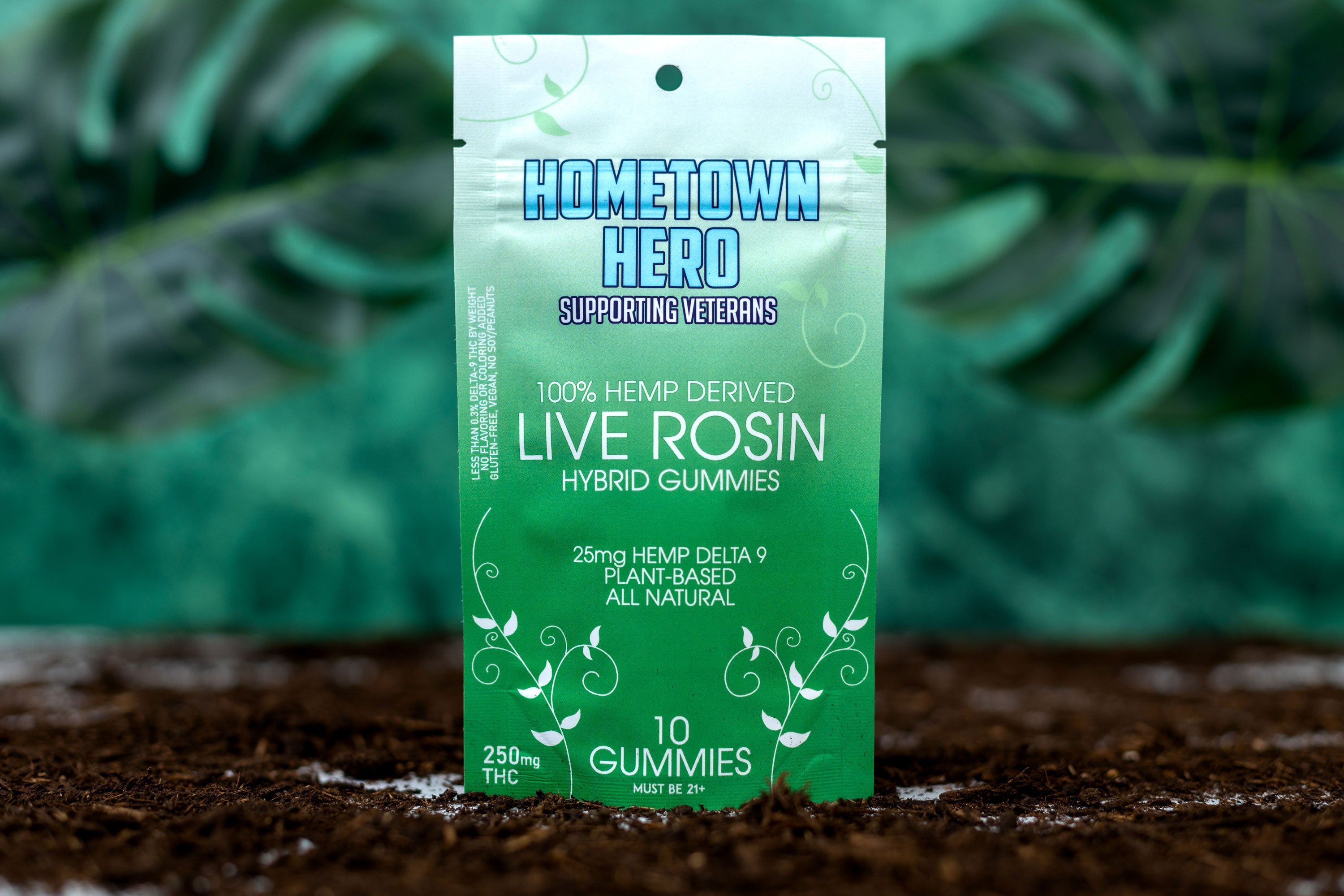 Delta-9 Live Rosin Gummies (Hybrid)