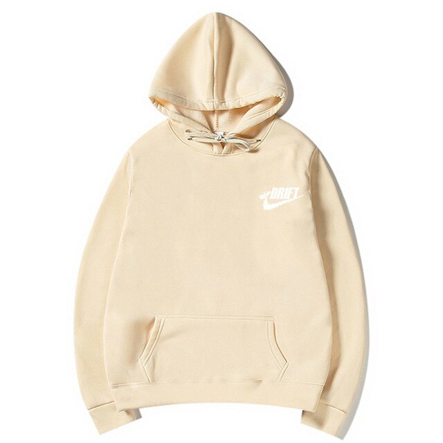 beige nike hoodie