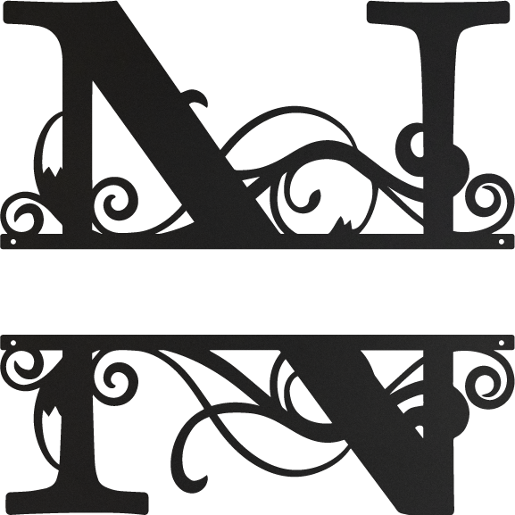 N-Monograms – metalsignscanada