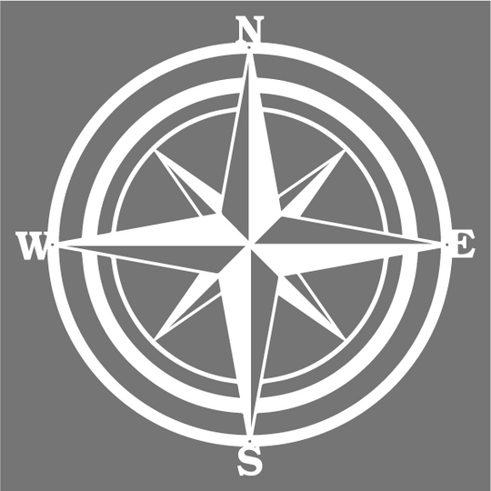 Compass Sign – metalsignscanada