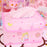 Kawaii  Japanese  Korean Pink cute beautiful girl heart leather tissue box foldable storage box