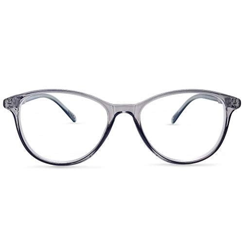 Manhattan Progressive Bifocal Cateye Oval Readers Clear Grey 2 50 Ninelife Europe