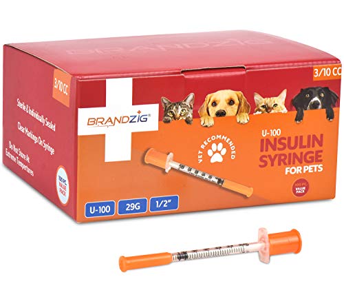 Brandzig U 100 Pet Insulin Syringes 29g 3 10cc 1 2 100 Pack Ninelife Europe