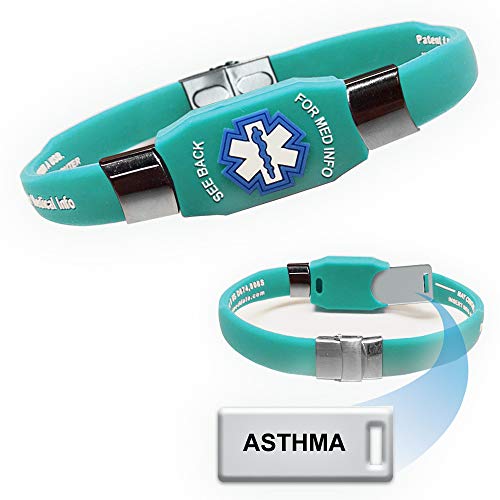 Order Beware Bandits Asthma Bracelet Purple | American Medical ID