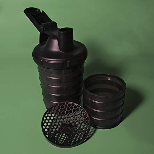 Grenade Shaker Bottle Protein Cup With Storage Compartment Leak Pr Ninelife Europe