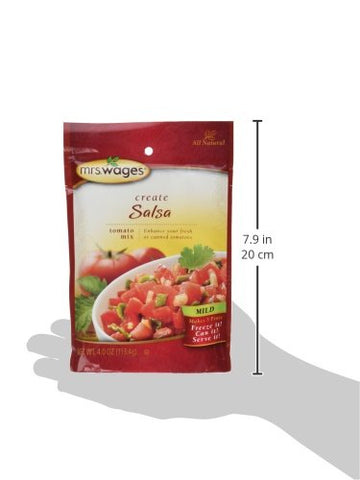 Mrs Wages Mild Salsa Mix-6 packages, 4oz each