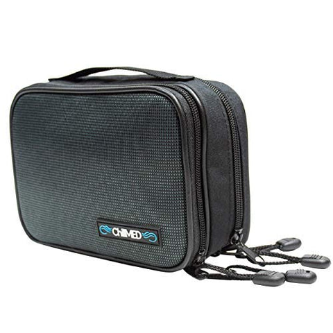 ChillMED Type 1 Daily Diabetes Case - Insulin Cooler Bag for Traveling & Everyday Use -Includes Reusable Ice Pack - 6 to 8 Hours of Cool Time (Slate)