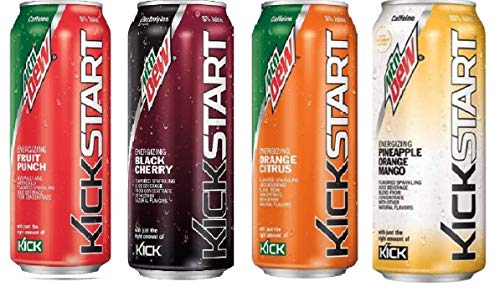 mtn dew kickstart flavors