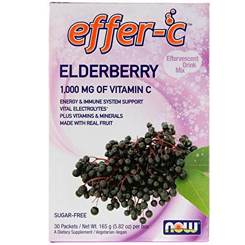 Now Foods Effer C 1000 Mg Vitamin C Edelberry 30 Packets Pack Of 2 Ninelife Europe