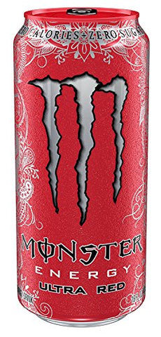 Monster Energy - Ultra Red - 16fl oz (Pack of 8)