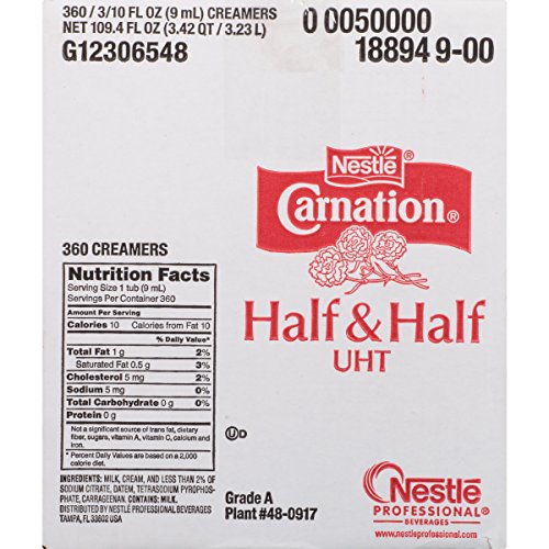 Carnation Half Half Liquid Creamer Singles 360count Ninelife Europe