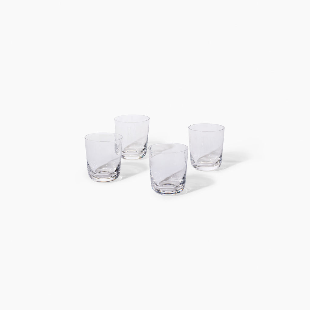 HEAVY GLASS DRINKING GLASSES 4 x 3 inches - household items - by