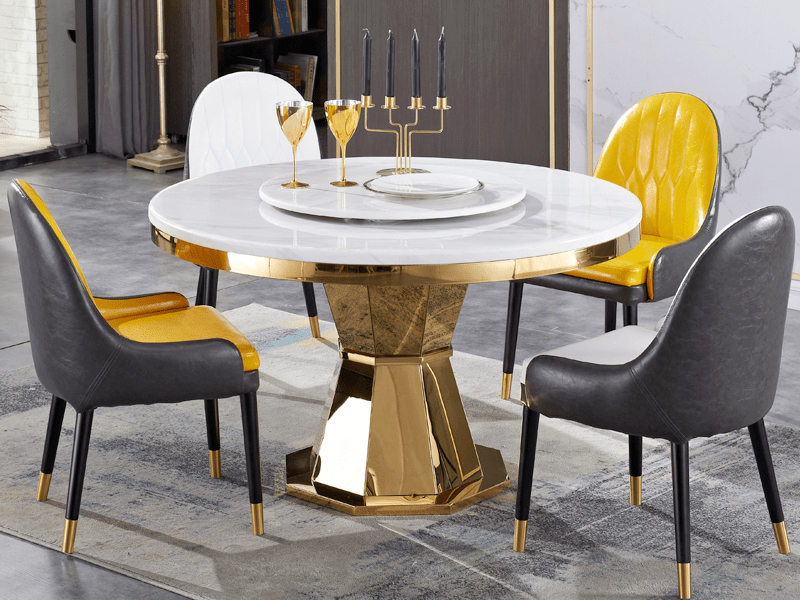 marble top circle table