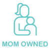 mom owned business badge