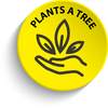 company plants a tree badge