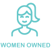 women owned company badge