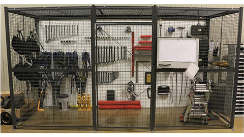Tool Crib Storage & Equipment Cage