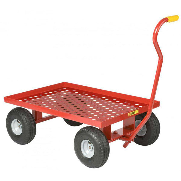 Little Giant 32 x 18 x 46 1/4 Wire Reel Cart with Louvered Panel Back  RT4-5TL-LP