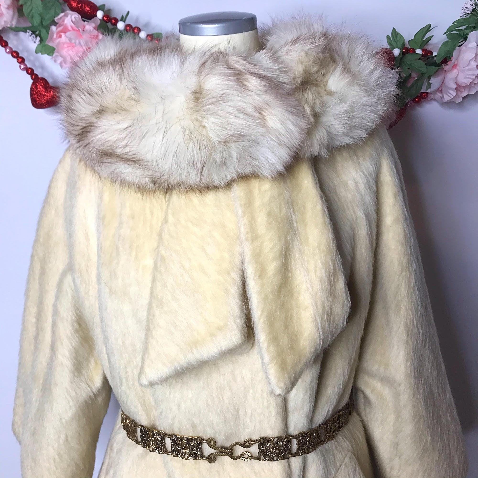 vintage fox fur collar