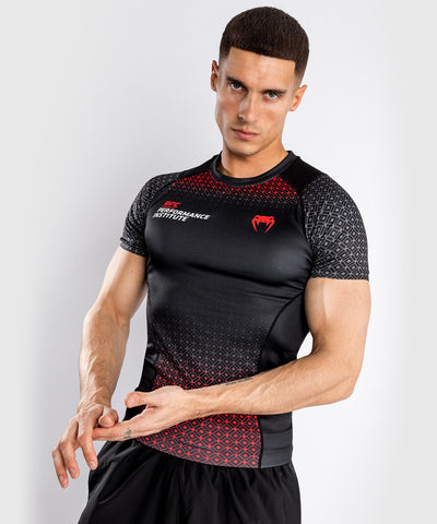 UFC Venum Performance Institute 2.0 Men's Dry-Tech Shirt - Black/Red - Venum