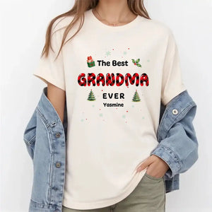 Family Christmas Shirts - Matching Christmas T Shirts for Family With Name Personalized Gift - Liz Ger