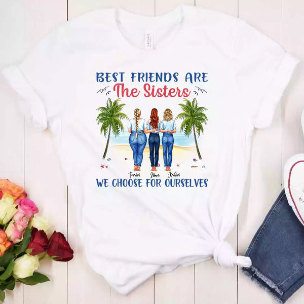 Personalized Beach Sisters T-Shirt