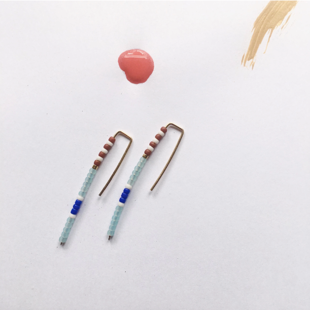 NC Made Holiday Gift Guide : BIG COLORSPIKE No. 3 Earrings by Alice Rise